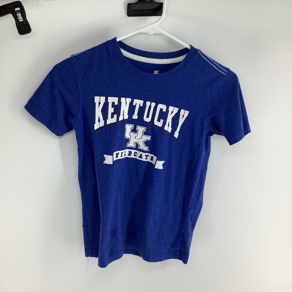 Kentucky Wildcats Youth Blue Short Sleeve Graphic T-Shirt NCAA Tee Sz S